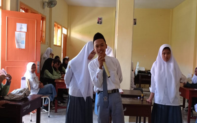 Harapan Alvin Nuri Hidayanto dan Wirdatul Hasanah, Ketua OSIS dan PIK-R terpilih SMK Al-Karimiyyah periode 2023-2024